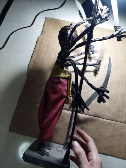 เครื่องรางหุ่นพยนต์อาจารย์ลอยอยุธยาสูง 18 นิ้ว 10 กร รูปที่ 3