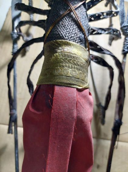 เครื่องรางหุ่นพยนต์อาจารย์ลอยอยุธยาสูง 18 นิ้ว 10 กร รูปที่ 6