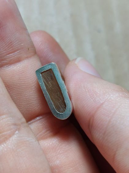 เครื่องรางแพะเขาควายเผือกหลวงพ่ออ่ำเลี่ยมเงินแท้ รูปที่ 3