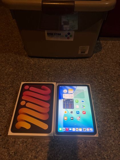 Apple 256 GB ขายiPadMini6สีใหม่หายากPink256กิ๊กWifi Celluer ใส่ซิมได้ยกกล่องอีมี่ตรงอุปกรยังไม่แกะใช้จอสวยกริปๆหายากมากๆถูกมากกกก
