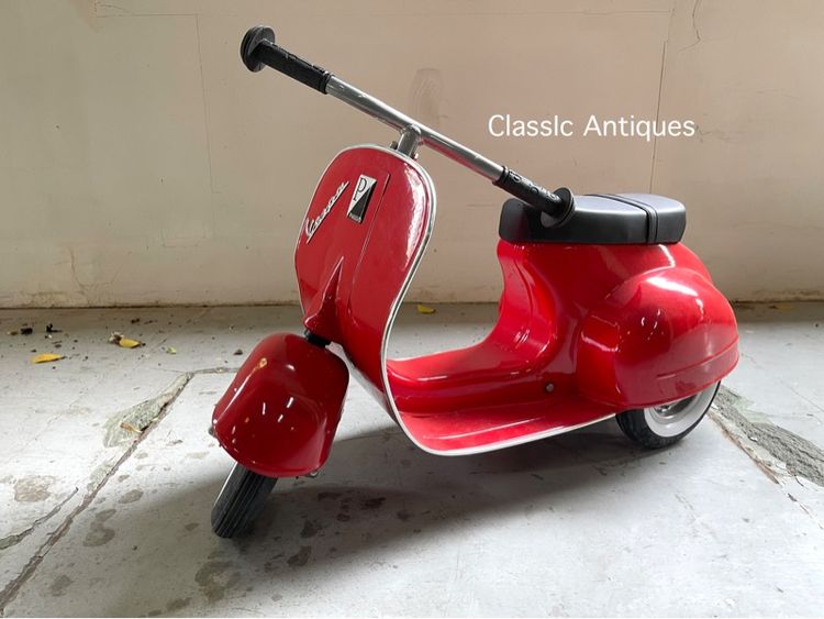 รถถีบเด็ก เวสป้า สีแดง สะสม รูปที่ 3