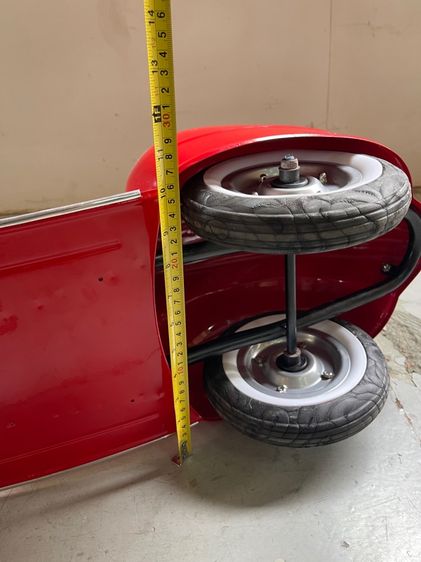 รถถีบเด็ก เวสป้า สีแดง สะสม รูปที่ 13