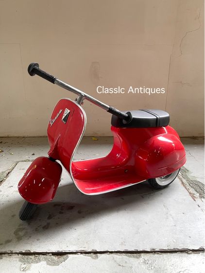 รถถีบเด็ก เวสป้า สีแดง สะสม รูปที่ 2