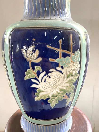 แจกันจีน ลายดอกไม้สี่ฤดู เก่าสะสม รูปที่ 6