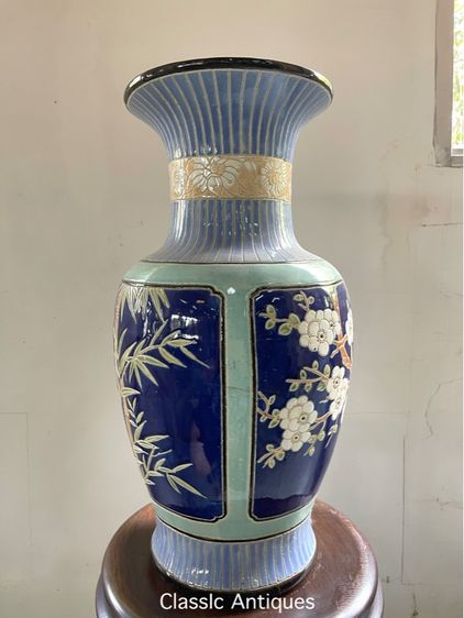 แจกันจีน ลายดอกไม้สี่ฤดู เก่าสะสม รูปที่ 14