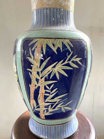 แจกันจีน ลายดอกไม้สี่ฤดู เก่าสะสม รูปที่ 4