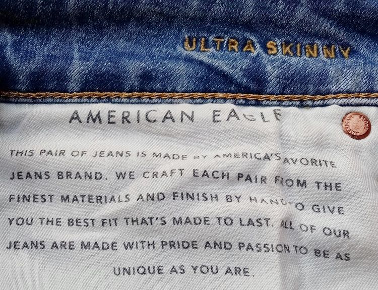 ทรง SLIM ยีนส์ AMERICAN EAGLE  รูปที่ 13