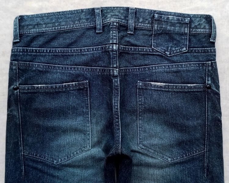 NEIL BARRETT ยีนส์ด้าน เคลือบเงา (wax) รูปที่ 15