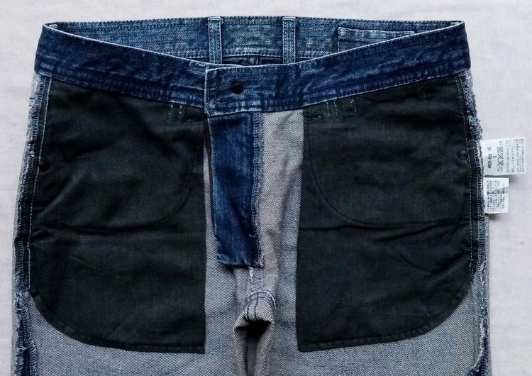 NEIL BARRETT ยีนส์ด้าน เคลือบเงา (wax) รูปที่ 13