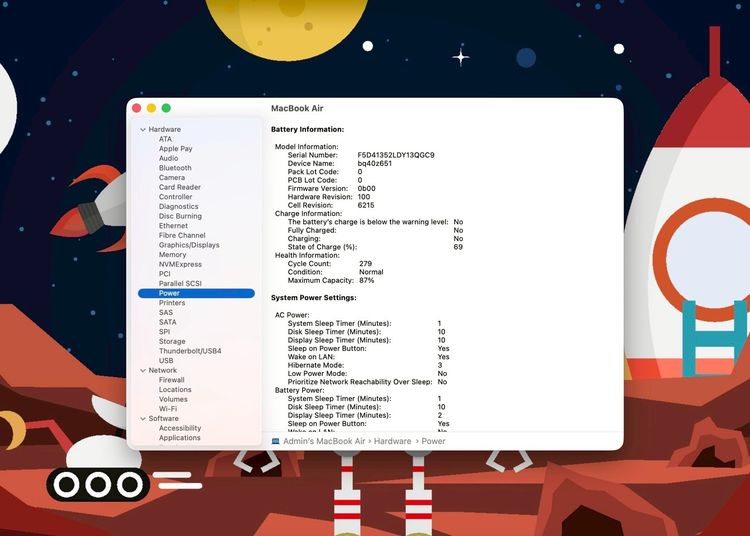 MacBook Air 13.6-inch M3 2024 Ram8GB SSD256GB Starlight  รูปที่ 13