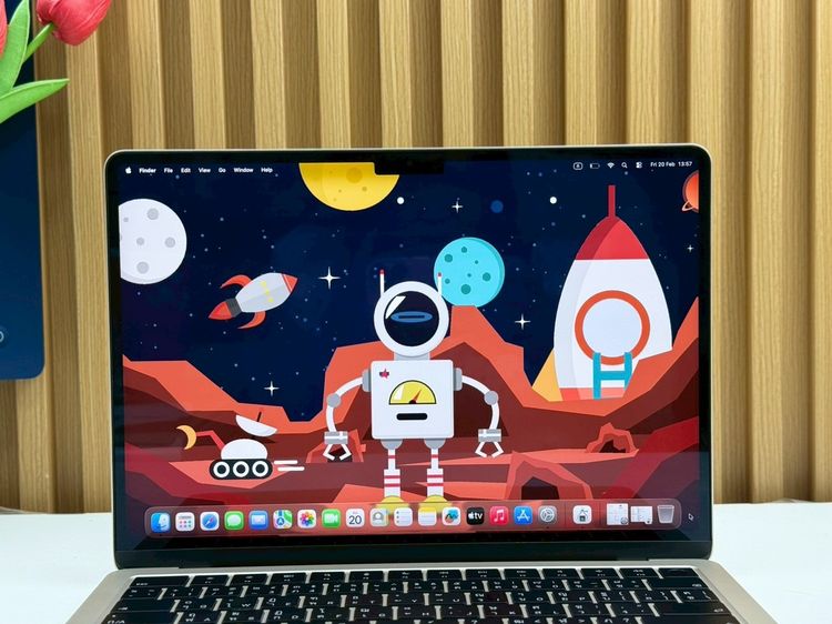 MacBook Air 13.6-inch M3 2024 Ram8GB SSD256GB Starlight  รูปที่ 4