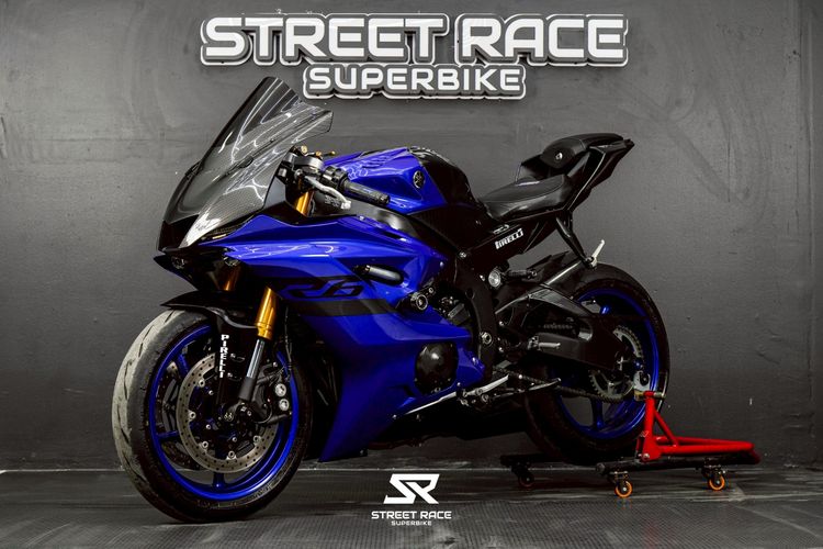  YZF-R6 ปี 2018 น้ำเงิน-ดำ  ตัวแรงสายสนาม ของแต่งแน่น ฟรีดาวน์  รูปที่ 3