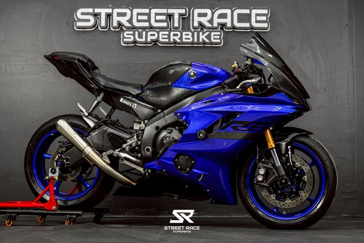 YZF-R6 ปี 2018 น้ำเงิน-ดำ  ตัวแรงสายสนาม ของแต่งแน่น ฟรีดาวน์  รูปที่ 4