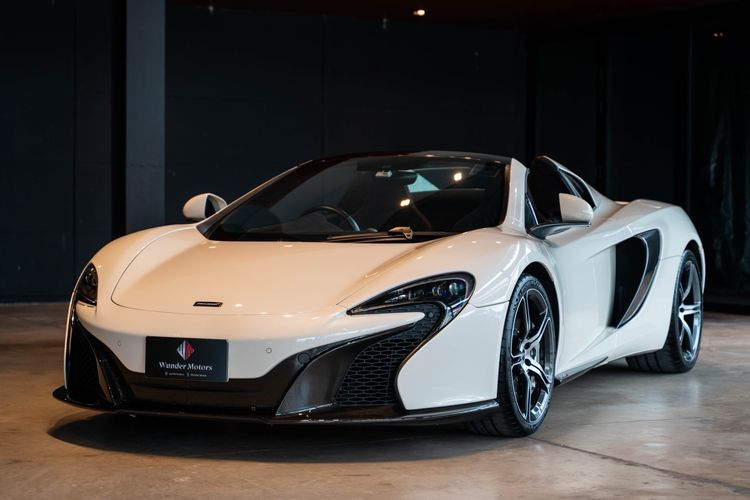 รถ McLaren 650S 3.8 Spider สี ขาว