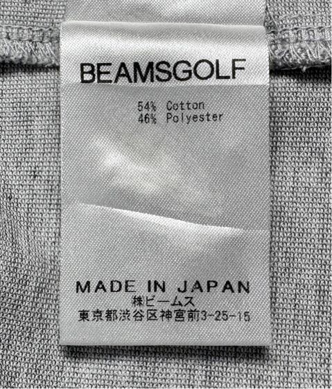 ⚠️MADE IN JAPAN‼️เสื้อโปโล BEAMS ของแท้ รุ่นแพง BEAMSGOLF รูปที่ 12