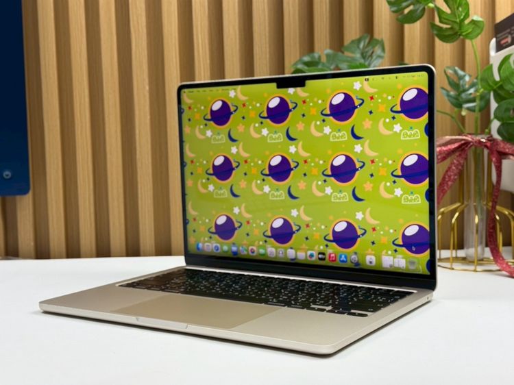 MacBook Air 13.6-inch M3 2024 Ram8GB SSD256GB Starlight  รูปที่ 2