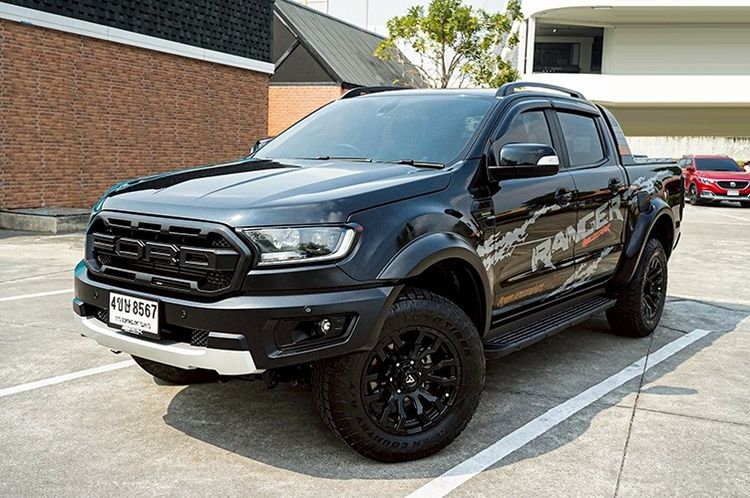 Ford Ranger 2023 2.0 Hi-Rider Wildtrak Pickup ดีเซล ไม่ติดแก๊ส เกียร์อัตโนมัติ ดำ รูปที่ 2