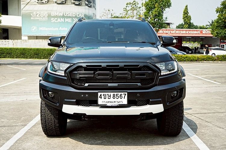 Ford Ranger 2023 2.0 Hi-Rider Wildtrak Pickup ดีเซล ไม่ติดแก๊ส เกียร์อัตโนมัติ ดำ รูปที่ 4