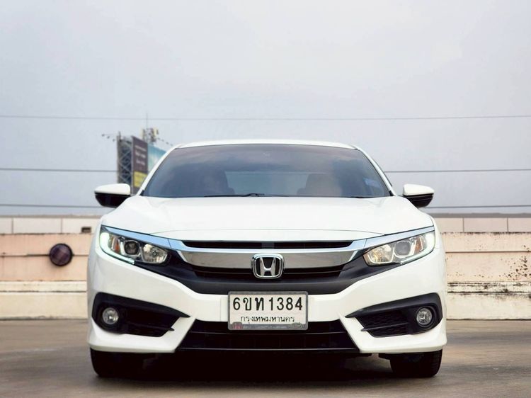 Honda Civic 2018 1.8 EL i-VTEC Sedan เบนซิน ไม่ติดแก๊ส เกียร์อัตโนมัติ ขาว รูปที่ 2