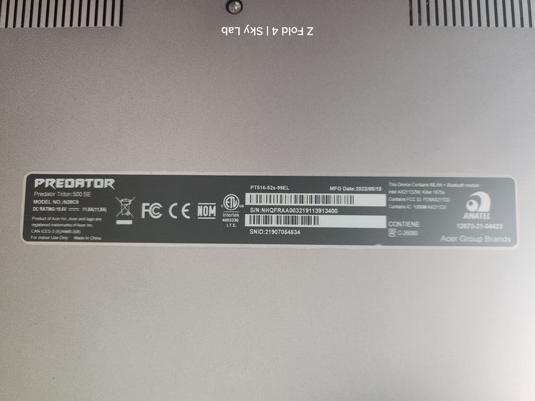 แลก-ขาย Gaming NB Predator i9-Gen12 ram32 RTX 3080Ti vram 16GB จอ 16" 240Hz ผ่าน Shopee ได้ รูปที่ 7