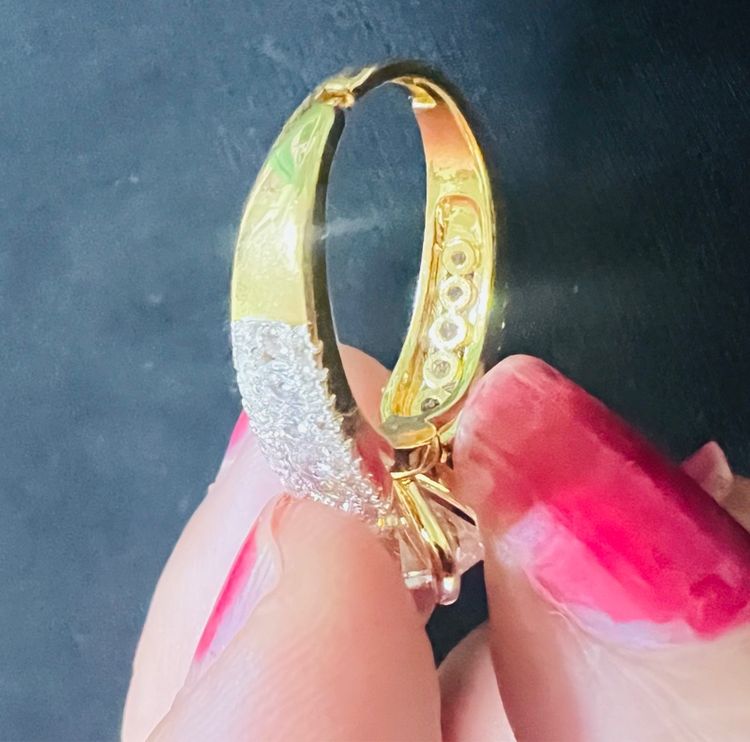 แหวนทอง24Kเพชรสวิส เล่นแสงดีมาก ปรับระดับได้ รูปที่ 6