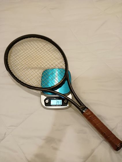 ประกาศขายไม้เทนนิส wimbledon หน้า 98 น้ำหนัก 340 กรัม สำหรับนักกีฬาที่ชอบไม้เทนนิสที่น้ำหนักเยอะ สภาพไม้ไม่แตกไม่ร้าว สภาพพร้อมใช้งาน  รูปที่ 9