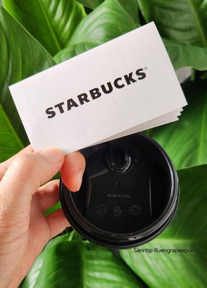 STARBUCKS Etched Black Stainless Steel Tumbler 16 oz (473 ml) รูปที่ 7