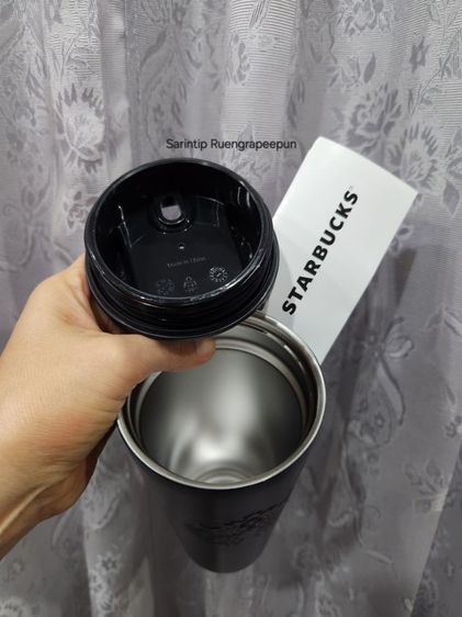 STARBUCKS Etched Black Stainless Steel Tumbler 16 oz (473 ml) รูปที่ 15
