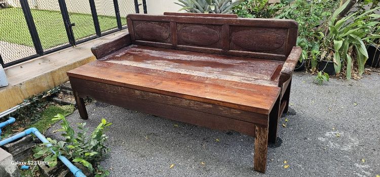 เตียงชักไม้สักโบราณ รูปที่ 6