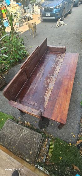 เตียงชักไม้สักโบราณ รูปที่ 4