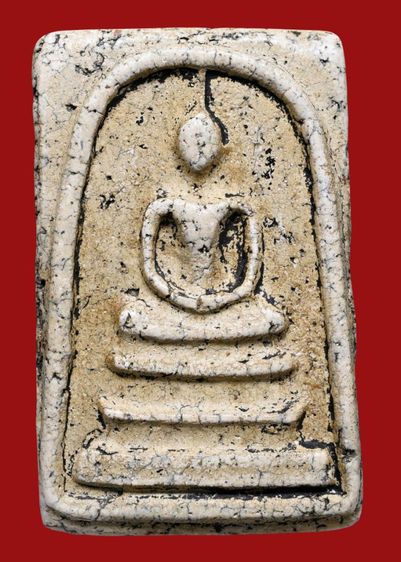 พระเบญจภาคี พระสมเด็จวัดระฆัง พิมพ์ใหญ่ เนื้อมีมวลสาร รูปที่ 4