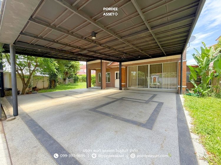 มีบางส่วน บ้านเดี่ยว มณีรินทร์ เลค พาร์ค ราชพฤกษ์ ติวานนท์ (หลังริม ขนาด 112 ตร.ว) หน้าบ้านไม่ชนหลังอื่น  รูปที่ 2