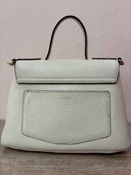 กระเป๋าหนังแท้แบรนด์เกาหลี ROSA.K สีครีม สภาพสวยมาก รูปที่ 8