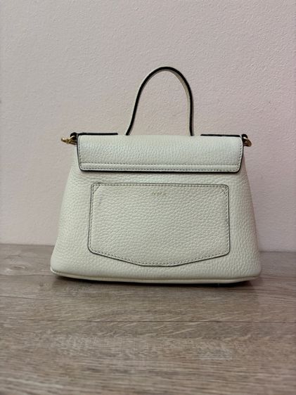 กระเป๋าหนังแท้แบรนด์เกาหลี ROSA.K สีครีม สภาพสวยมาก รูปที่ 6