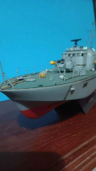 เรือ Torpido boat,พลาสติกโมเดลประกอบทำสีสมจริง,ขนาดใหญ่ รูปที่ 7