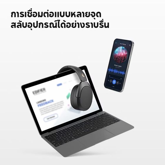 ขาย หูฟังไร้สายบลูทูธ Edifier W830NB ANC  รูปที่ 8