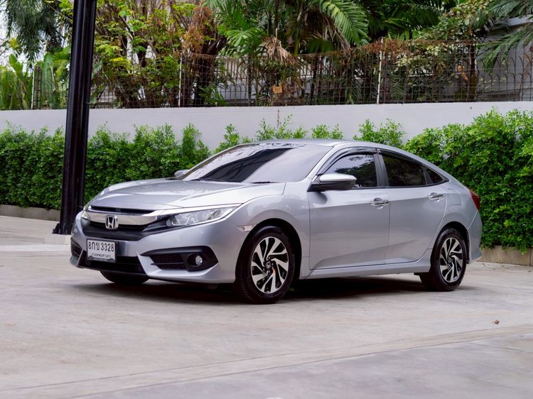 Honda Civic 2018 1.8 EL i-VTEC Sedan เบนซิน ไม่ติดแก๊ส เกียร์อัตโนมัติ เงิน รูปที่ 3