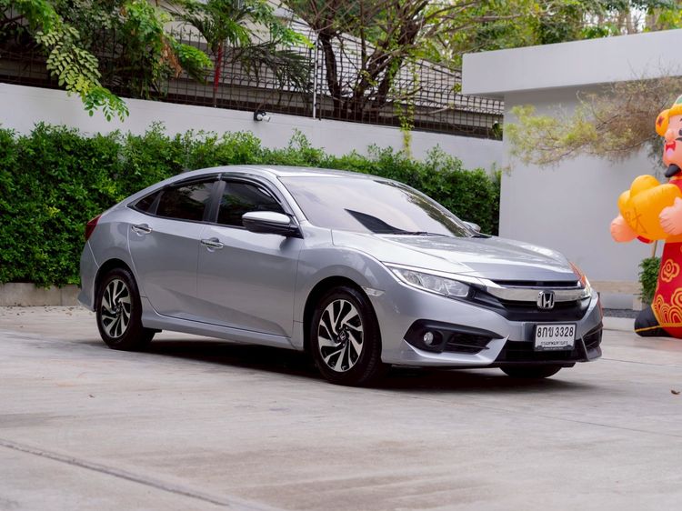 Honda Civic 2018 1.8 EL i-VTEC Sedan เบนซิน ไม่ติดแก๊ส เกียร์อัตโนมัติ เงิน