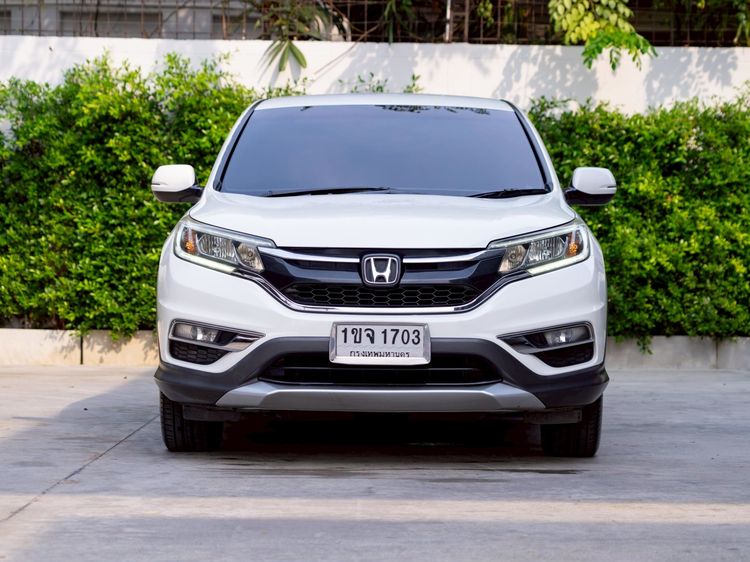 Honda CR-V 2015 2.0 E 4WD Utility-car เบนซิน ไม่ติดแก๊ส เกียร์อัตโนมัติ ขาว รูปที่ 2