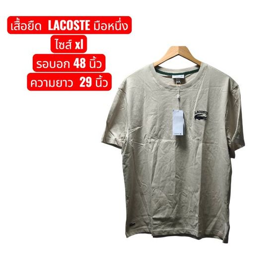 เสื้อยืด Lacoste มือหนึ่ง ของแท้ รูปที่ 4