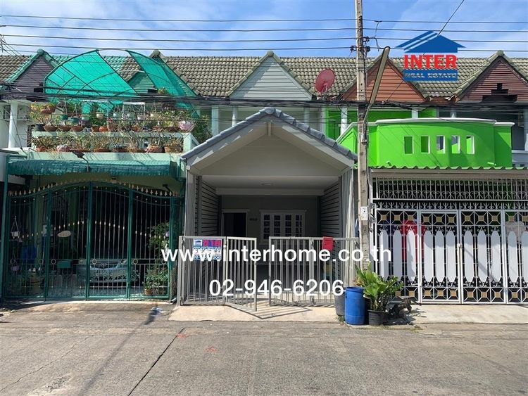 ทาวน์เฮ้าส์ 2 ชั้น 17 ตร.ว. หมู่บ้านบ้านมโนรมย์ 4 เลียบคลองสอง ใกล้แฟชั่นไอส์แลนด์ ซอยเลียบคลองสอง19 ถนนเลียบคลองสอง ถนนคู้บอน ถนนรามอินทรา 