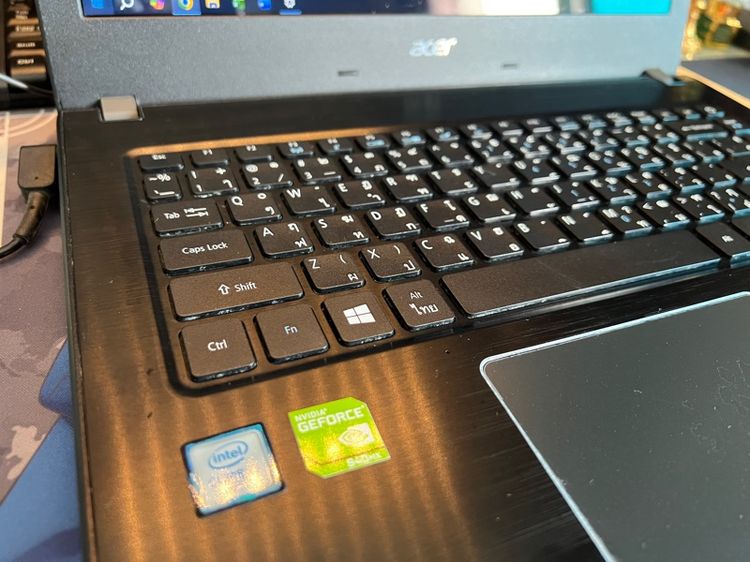 ขายโน้ตบุ๊ก Acer Aspire E5 สภาพดี การ์ดจอแยก แบตใหม่ พร้อมกระเป๋า รูปที่ 3