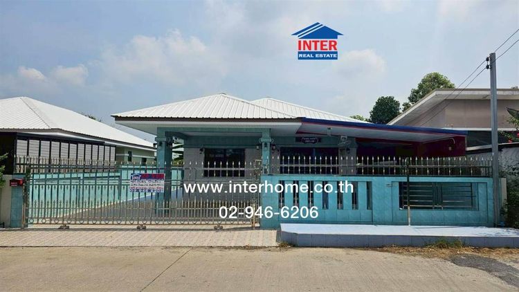 บ้านเดี่ยว 1 ชั้น 60 ตร.ว. บ้านเดี่ยว ใกล้ตลาดรถไฟ ถนนรังสิต- นครนายก ธัญบุรี ปทุมธานี