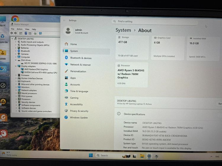 Notebook HP VICTUS มีประกันศูนย์ รูปที่ 6