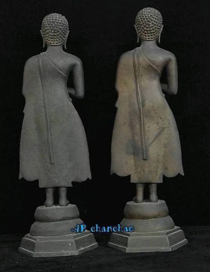 พระโมคคัลลา พระสารีบุตร เนื้อโลหะ สูงเกือบ60ซ.ม. รูปที่ 2