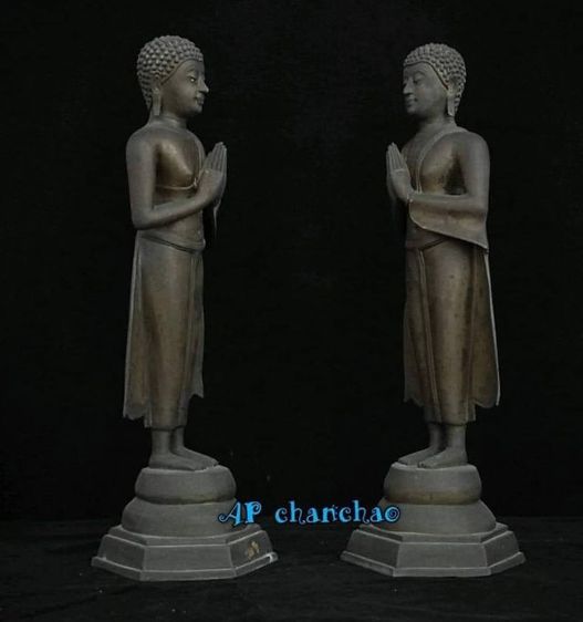 พระโมคคัลลา พระสารีบุตร เนื้อโลหะ สูงเกือบ60ซ.ม. รูปที่ 3