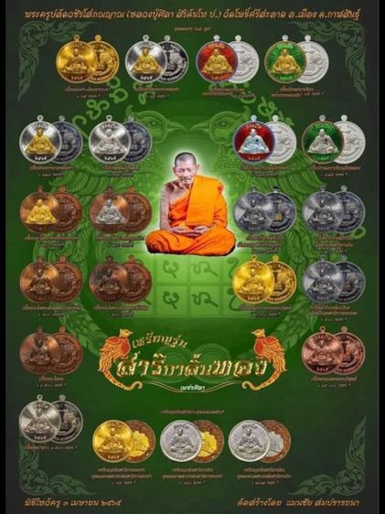 เหรียญสาริกาลิ้นทอง เนื้อทองแดง หลวงปู่มหาศิลา สิริจันโท รูปที่ 5