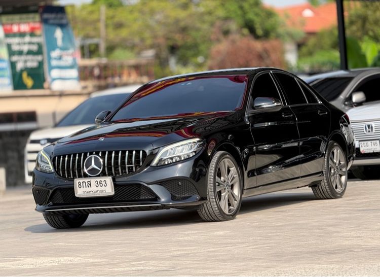 Mercedes-Benz C-Class 2018 C220 CDI Sedan ดีเซล ไม่ติดแก๊ส เกียร์อัตโนมัติ ดำ รูปที่ 2