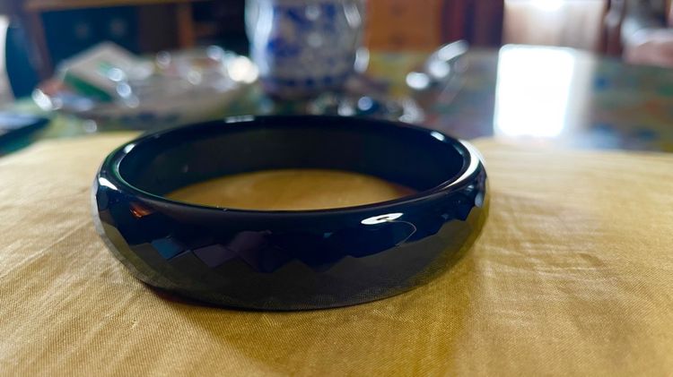 กำไลหยกดำ เจียระไน รูปที่ 6