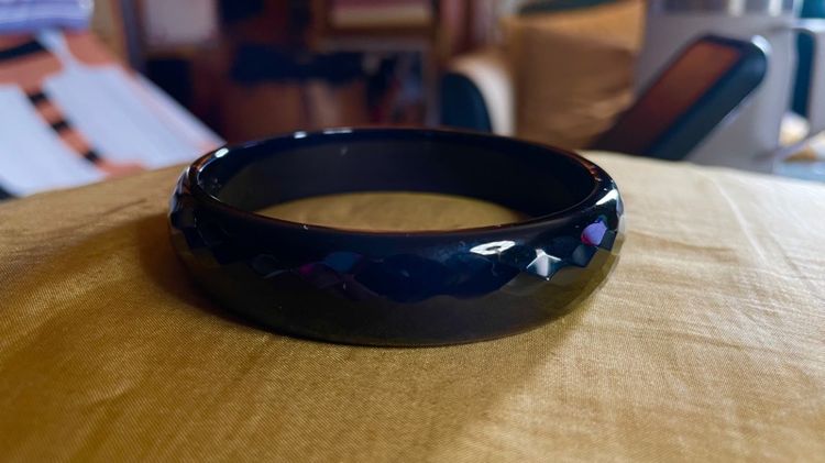 กำไลหยกดำ เจียระไน รูปที่ 3